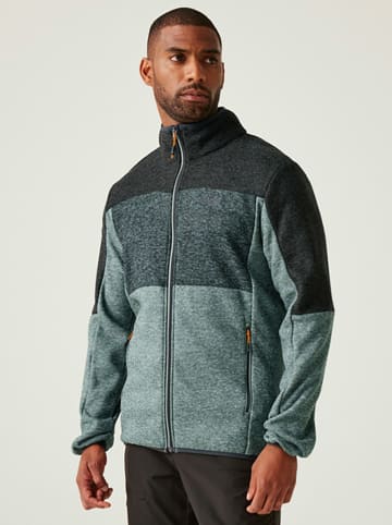 Regatta Fleecejacke "Elram" in Hellblau/ Anthrazit