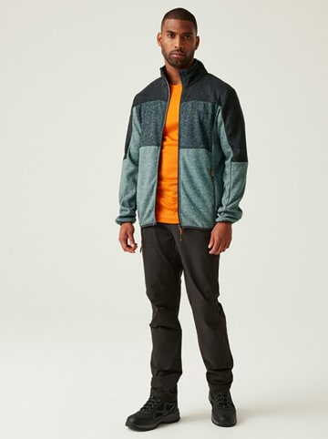 Regatta Fleecejacke "Elram" in Hellblau/ Anthrazit