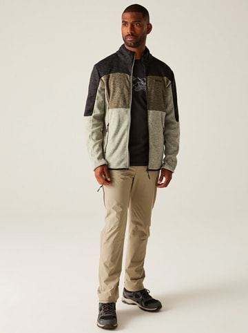 Regatta Fleecejacke "Elram" in Beige/ Hellbraun/ Schwarz