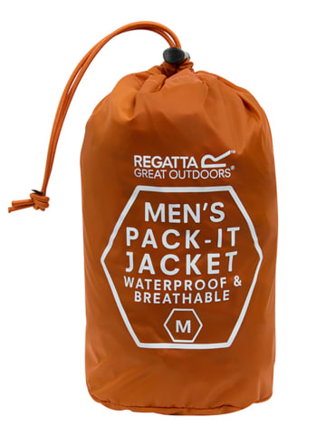 Regatta Regenjacke "Pack It III" in Orange