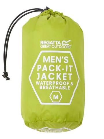 Regatta Regenjacke "Pack It III" in Grün