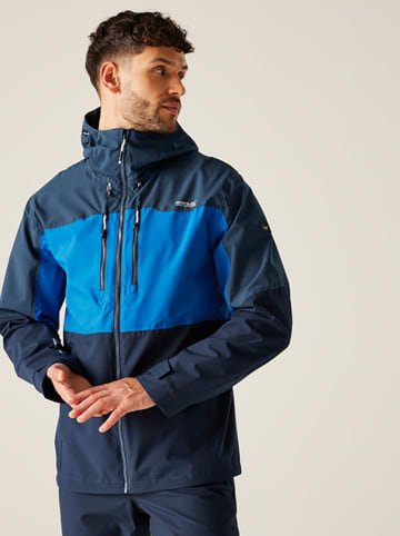 Regatta Regenjacke "Maland II" in Dunkelblau/ Hellblau