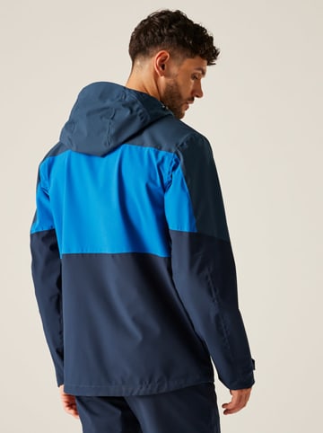 Regatta Regenjacke "Maland II" in Dunkelblau/ Hellblau