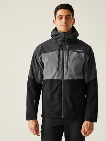 Regatta Regenjacke "Maland II" in Schwarz/ Grau