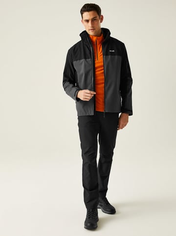 Regatta Regenjacke "Bosfield III" in Schwarz/ Anthrazit