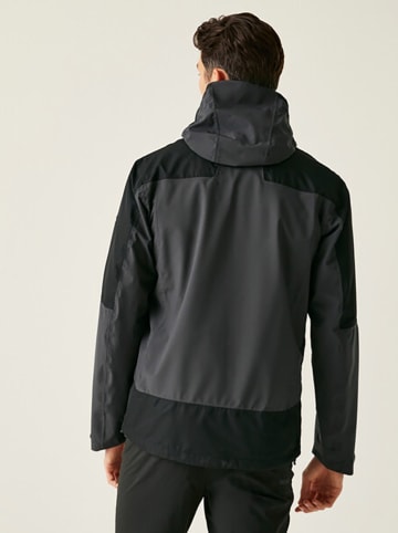 Regatta Regenjas "Highton IV" antraciet/zwart
