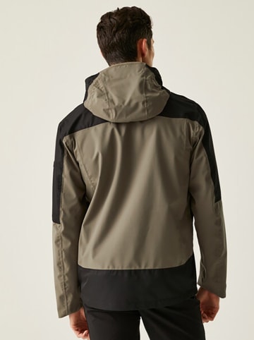 Regatta Regenjas "Highton IV" kaki/zwart
