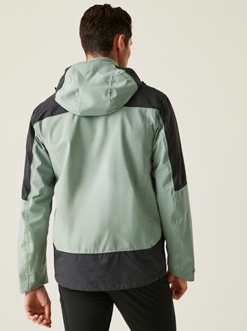 Regatta Regenjacke "Highton IV" in Grün/ Anthrazit