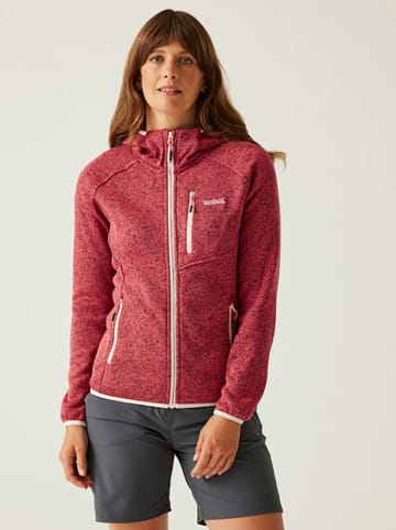 Regatta Fleecejacke Newhill II" in Rot/ Creme