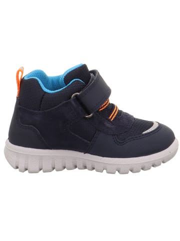 superfit Leder-Boots "Sport7 Mini" in Dunkelblau