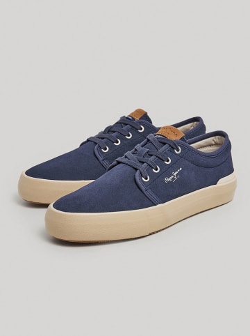Pepe Jeans FOOTWEAR Leder-Sneakers in Dunkelblau