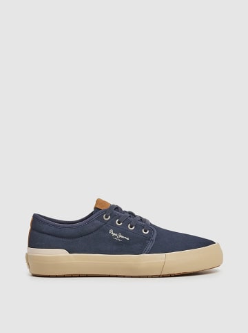 Pepe Jeans FOOTWEAR Leder-Sneakers in Dunkelblau