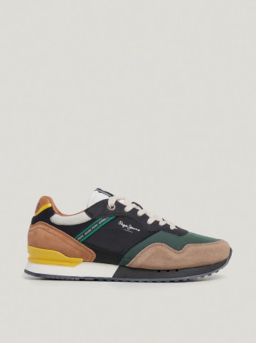 Pepe Jeans FOOTWEAR Sneakers in Beige/ Grün/ Dunkelblau