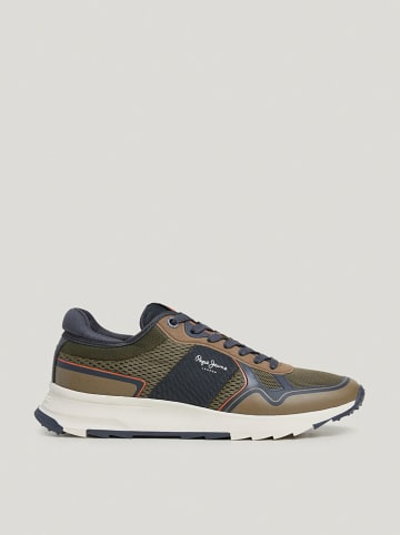 Pepe Jeans FOOTWEAR Sneakers in Hellbraun/ Dunkelblau/ Khaki