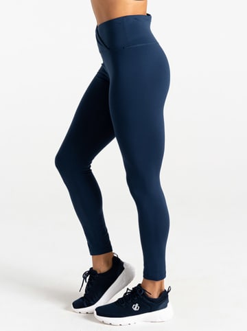 Dare 2b Legginsy sportowe "Revived II" w kolorze granatowym