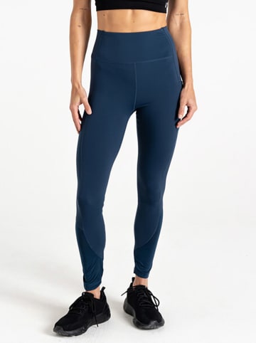 Dare 2b Legginsy sportowe "Power" w kolorze granatowym