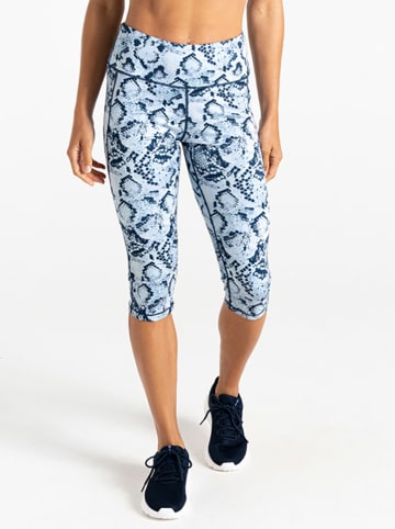 Dare 2b Trainingsleggings "Influential II" in Weiß/ Blau