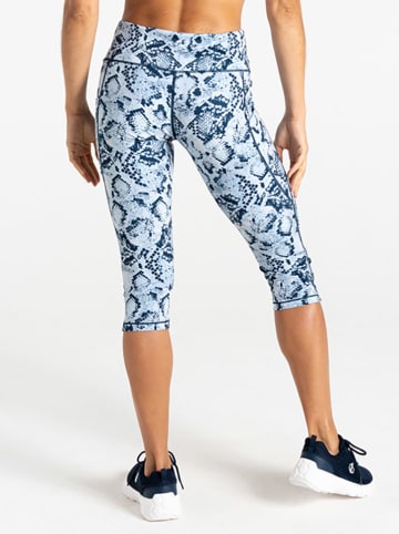 Dare 2b Trainingsleggings "Influential II" in Weiß/ Blau