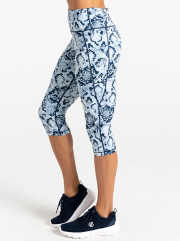 Dare 2b Trainingsleggings "Influential II" in Weiß/ Blau