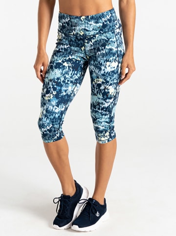 Dare 2b Trainingsleggings "Influential II" in Hellblau/ Blau/ Weiß
