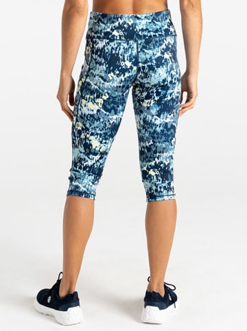 Dare 2b Trainingsleggings "Influential II" in Hellblau/ Blau/ Weiß