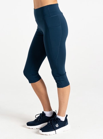 Dare 2b Legginsy sportowe "Influential II" w kolorze granatowym