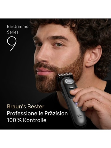 Braun Barttrimmer ''Series 9'' in Chrom