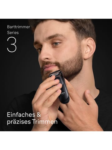 Braun Barttrimmer ''Series 3'' in Schwarz