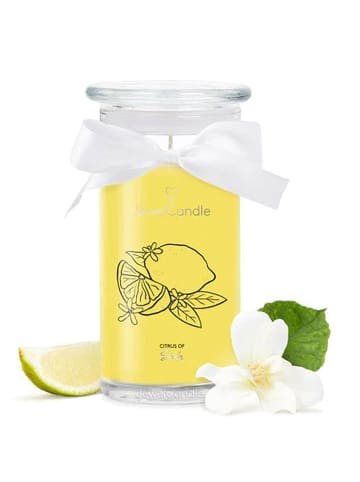 Juwelkerze Duftkerze mit Ring "Citrus of Sicily" - 400 g