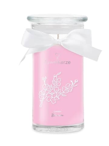 Juwelkerze Duftkerze mit Ohrringen "Cherry Blossom" - 400 g