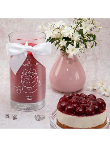 Juwelkerze Duftkerze mit Armkette "Cherry Kiss" - 400 g