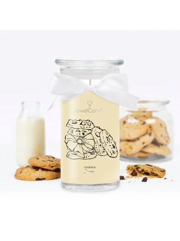 Juwelkerze Duftkerze mit Halskette "Cookies & Cream" - 400 g