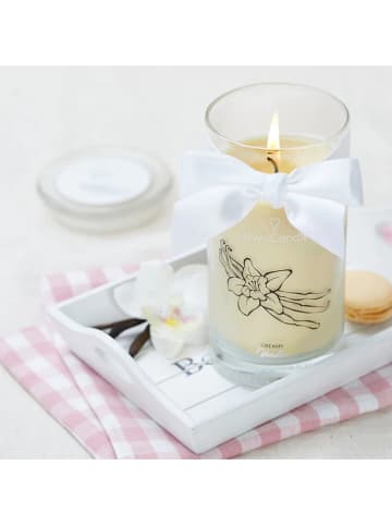 Juwelkerze Duftkerze mit Halskette "Creamy Vanilla" - 400 g