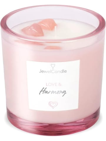 Juwelkerze Duftkerze mit Edelsteinen "Love & Harmony" - 330 g