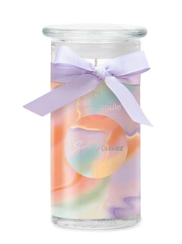 Juwelkerze Duftkerze mit Armkette "Soft Waves" - 400 g