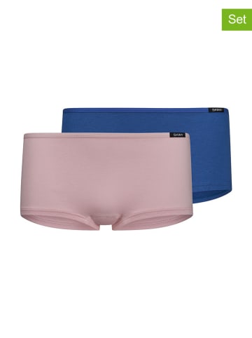Skiny 2er-Set: Pantys in Rosa/ Blau