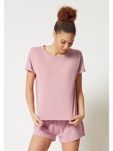 Skiny Pyjamashirt lichtroze