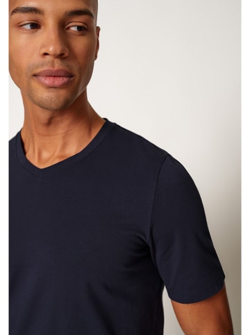 Skiny Pyjamashirt donkerblauw