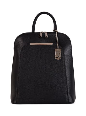 Lucca Baldi Rucksack "Cervia" in Schwarz - (B)35 x (H)33 x (T)12 cm