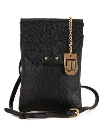 Lucca Baldi Leren smartphonetas "Orvieto" zwart - (B)14 x (H)21 x (D)1 cm