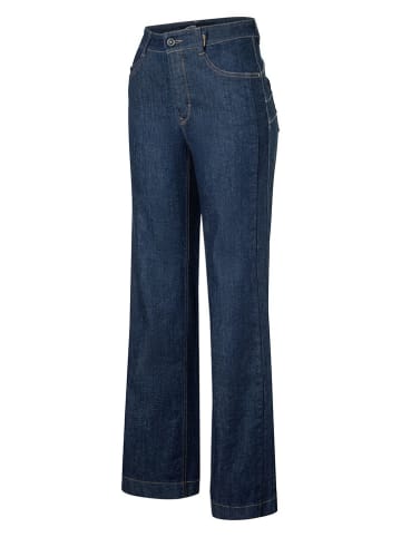 MAC Spijkerbroek "Dream Wide" - regular fit - donkerblauw