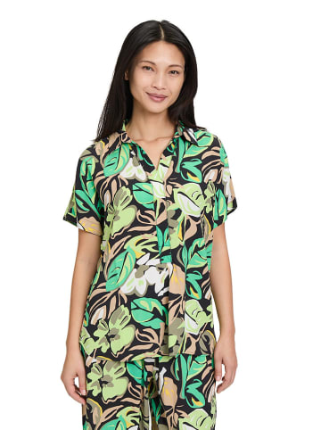 Betty Barclay Bluse in Schwarz/Grün