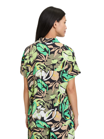 Betty Barclay Bluse in Schwarz/Grün