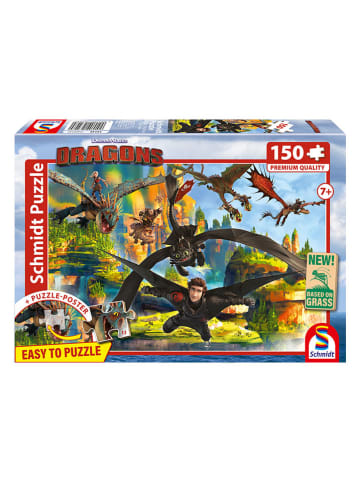 Schmidt Spiele 150tlg. Puzzle "Dragons, Fliegende Drachen" - ab 7 Jahren