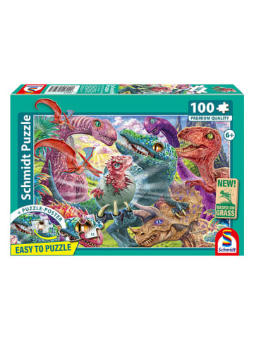 Schmidt Spiele 100tlg. Puzzle "Kleine Dinos, große Abenteuer" - ab 6 Jahren