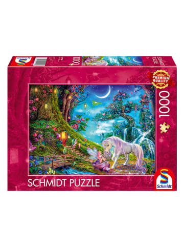 Schmidt Spiele 1.000tlg. Puzzle "Wo sich Einhorn und Elfe gute Nacht sagen" - ab 12 Jahren