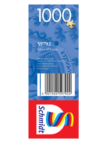 Schmidt Spiele 1000tlg. Puzzle "Adelige Katzen in Blütenpracht"