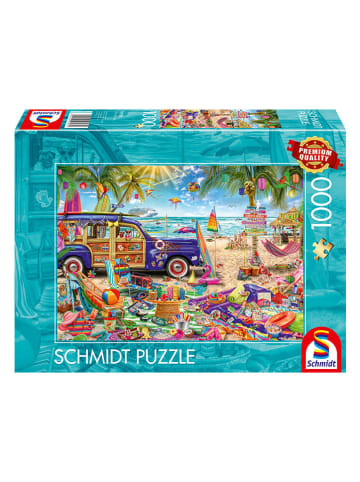 Schmidt Spiele 1000tlg. Puzzle "Sonnige Auszeit am Strand"