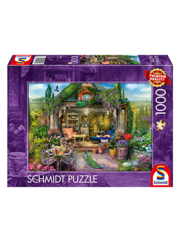 Schmidt Spiele 1000tlg. Puzzle "Gartenhausglück in den Weinbergen"