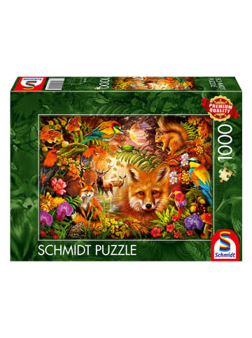 Schmidt Spiele 1000tlg. Puzzle "Blüten, Fell und Federn"